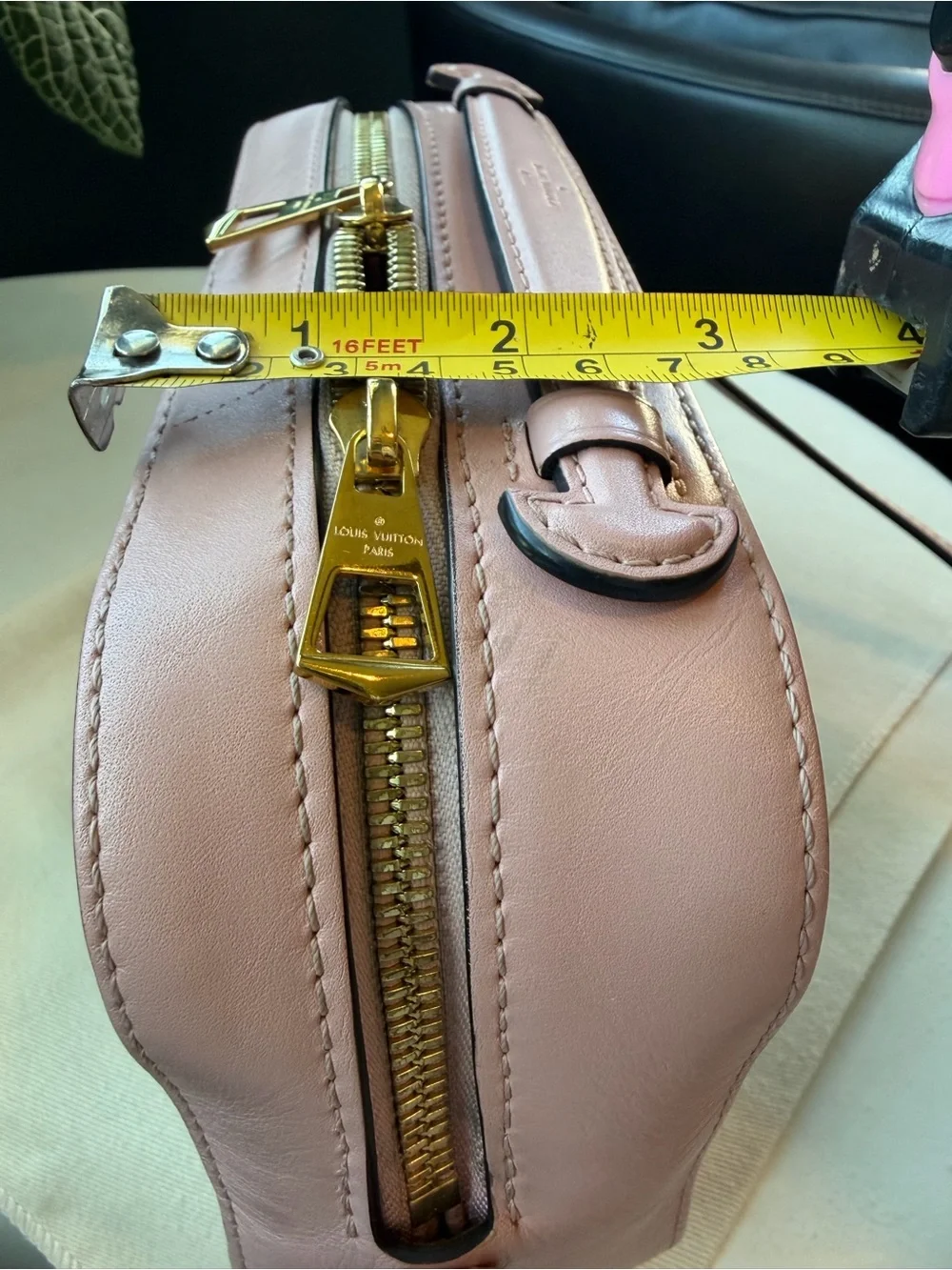 ✨ Louis Vuitton Saintonge Monogram Crossbody Bag – Rose Ballerine / Pink Trim ✨ - Picture 5 of 11